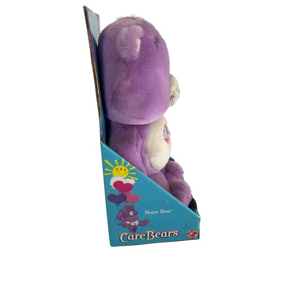 NOS Vintage Care Bears Share Bear Plush Toy Box & VHS tape collectible 2002 - Picture 10 of 10